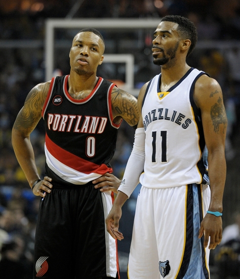 NBA: Playoffs-Portland Trail Blazers at Memphis Grizzlies