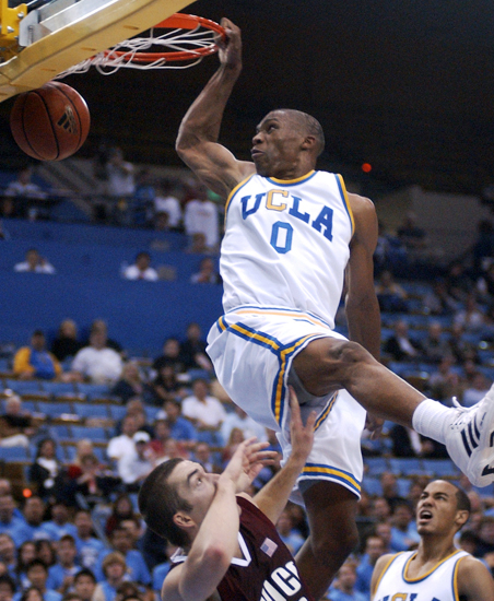 UCLA vs Chico State. We won by a lot. Like 93 - 51.